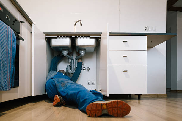 Professional Sewer Line Repair technician working in Dudley, NC